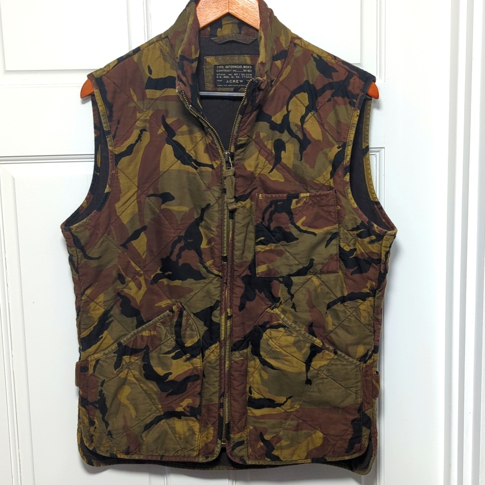 J.Crew Camo Vest
